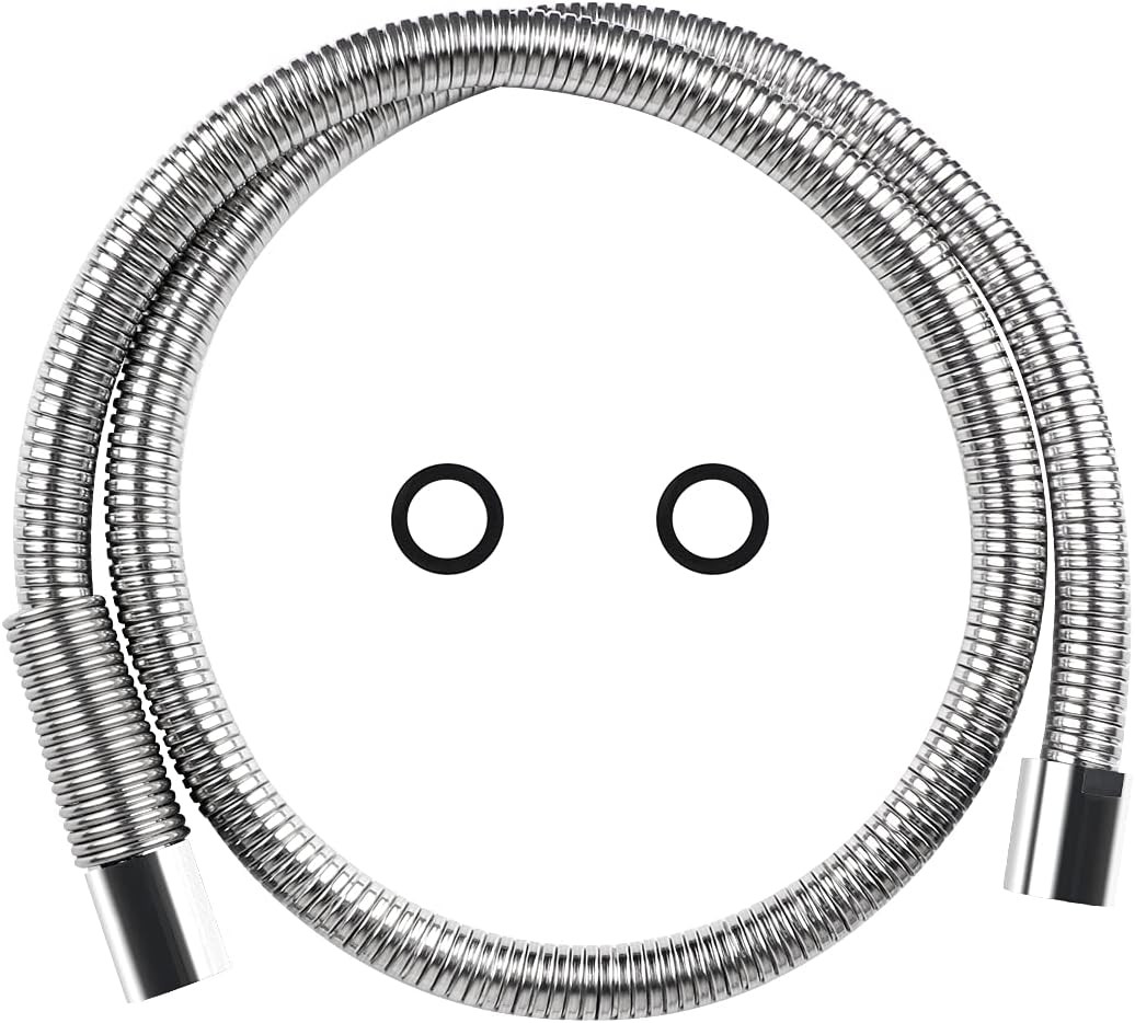 60 Inch Commercial Pre Rinse Sprayer Hose 1.42 GPM Pre Rinse Faucet Hose for Kit gallery