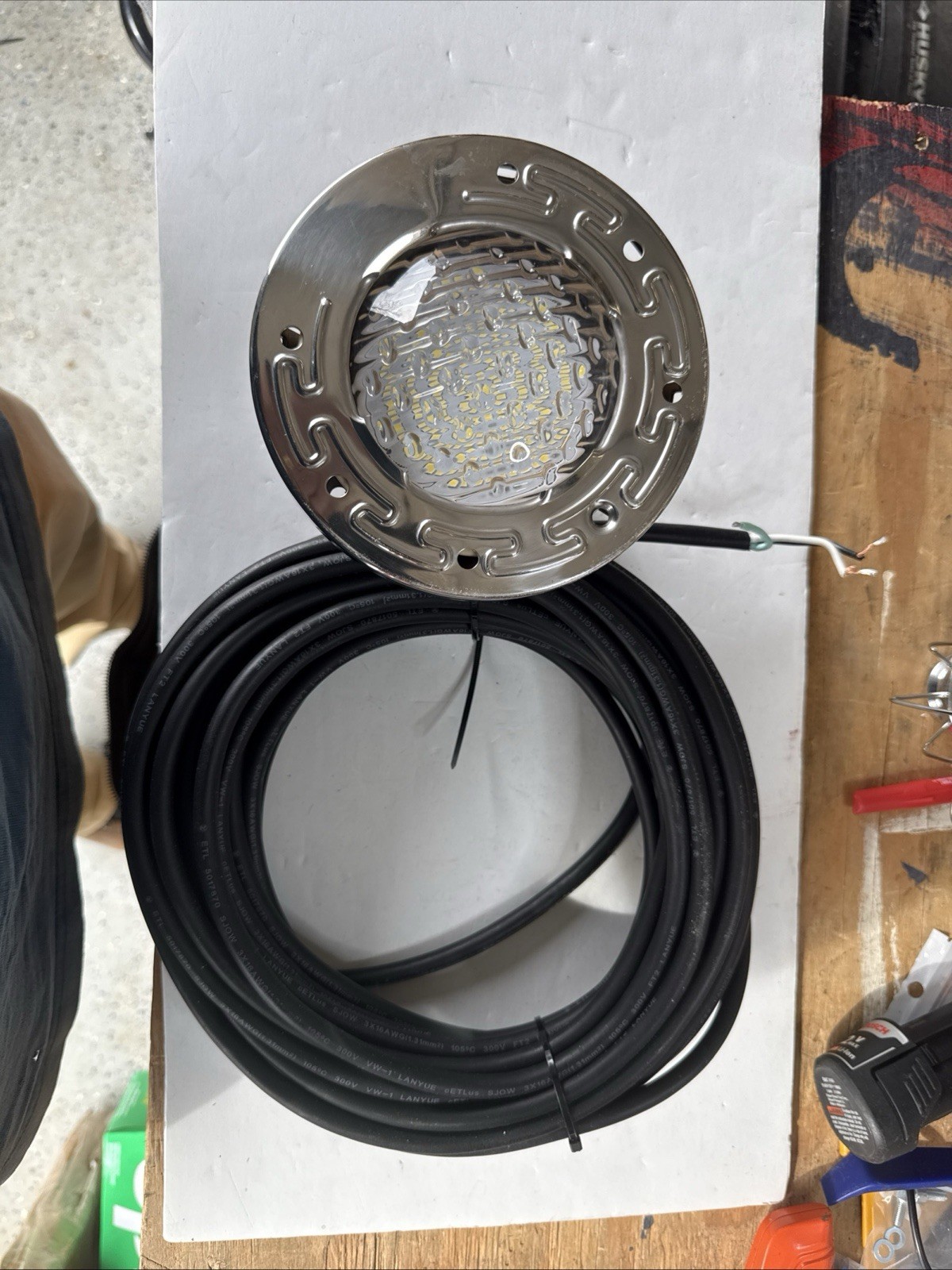 Led Pool Light AC 120V 50ft DY-PAR26-E112 White Color Pool Light gallery