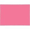 Candy Pink Paper Placemats 50 Per Pack 9.5" x 13.5" Party Tableware Decorations gallery
