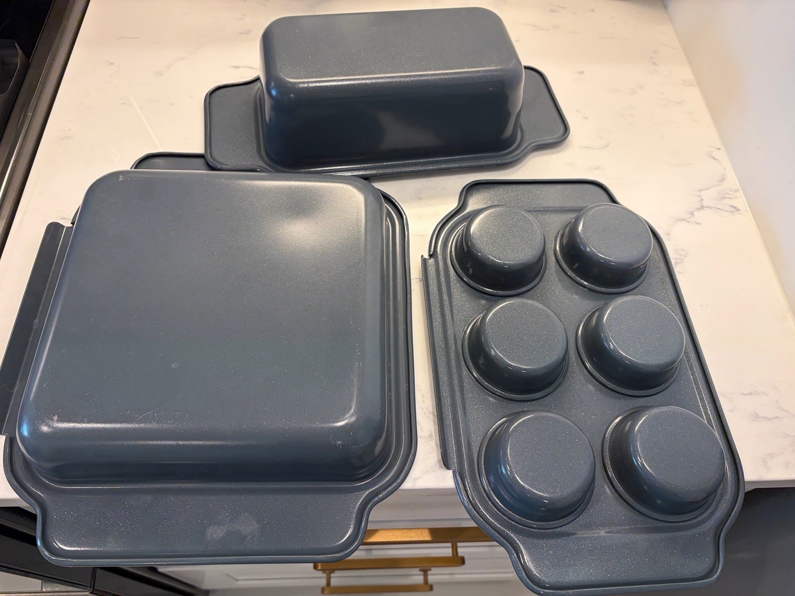 Brava oven loaf pan, square pan, muffin pan set gallery