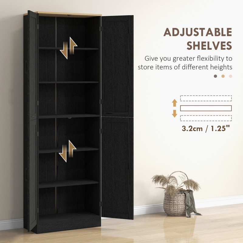 Kitchen Storage Cabinet Featuring A Recessed Door Panel gallery