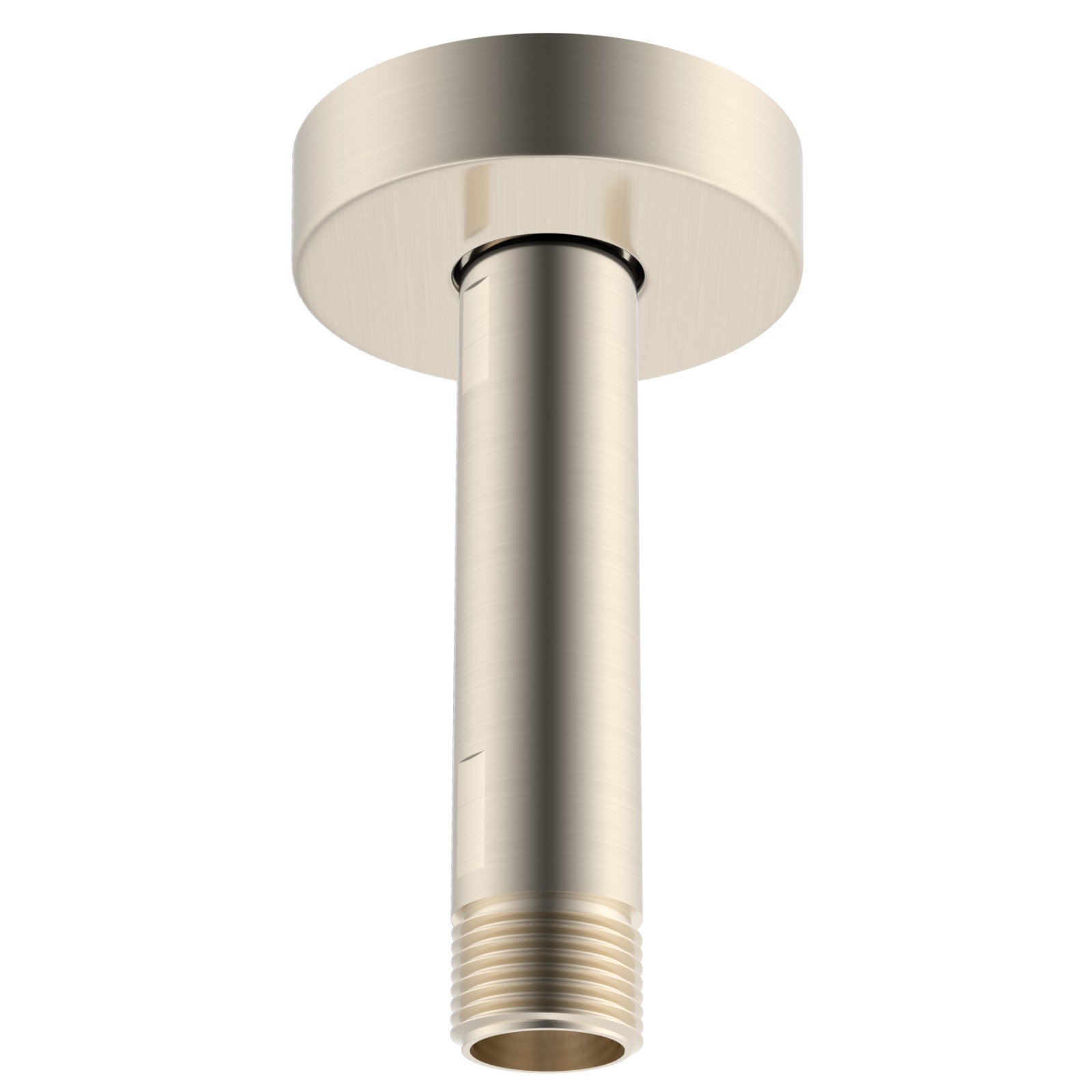 All Metal Ceiling Mounted Shower Arm 4 Inch Showerhead Extension Arm with Flange gallery