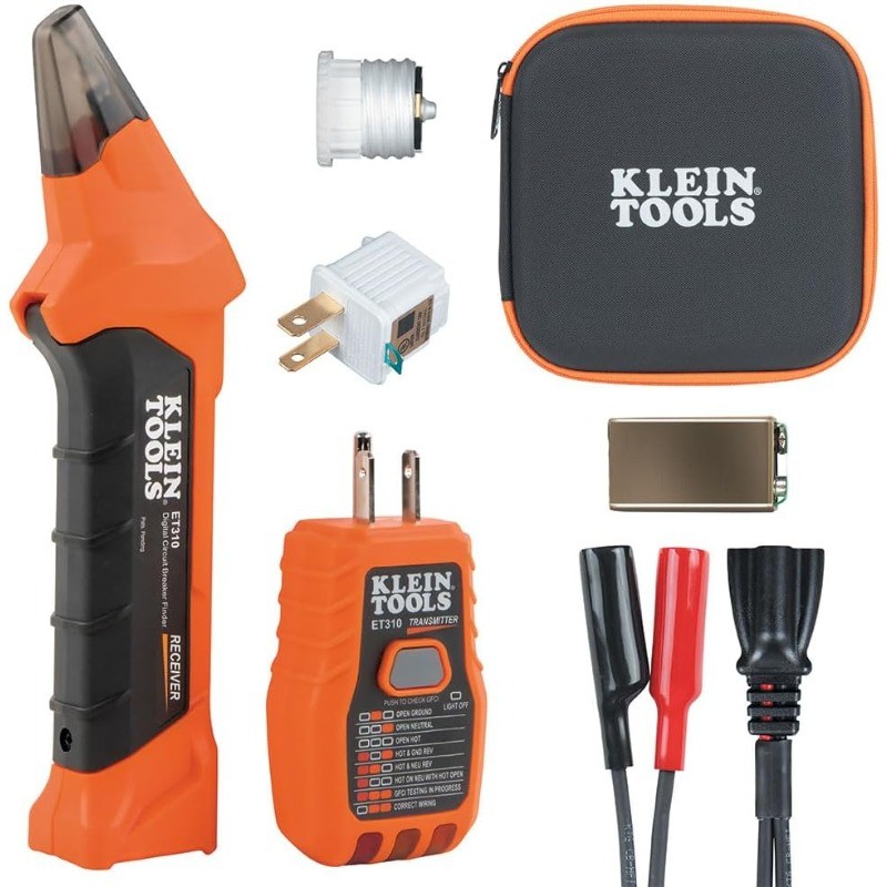 ET310KIT AC Circuit Breaker Finder Kit, Electric Tester, GFCI Tester, Leads gallery