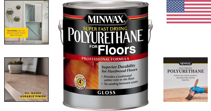 Polyurethane Protective Wood Finish Clear Gloss 1 Gallon for Hardwood Floors gallery