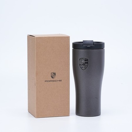 1x Porsche Thermal Mug Matte Black | 450ml (15 fl oz) Stainless Steel Travel Cup gallery