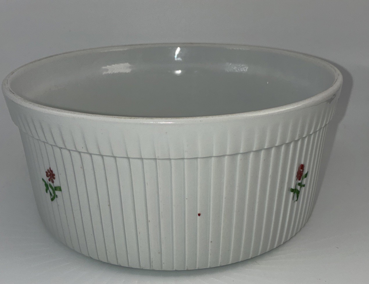 C. Steele Collection For Porcelaine De Chine Hand Painted Rose Dot Bowl 8” gallery