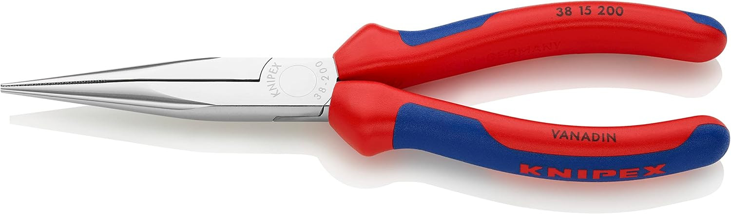 KNIPEX - 38 15 200 Tools - Long Nose Pliers Without Cutter, 8 inches, Multi gallery