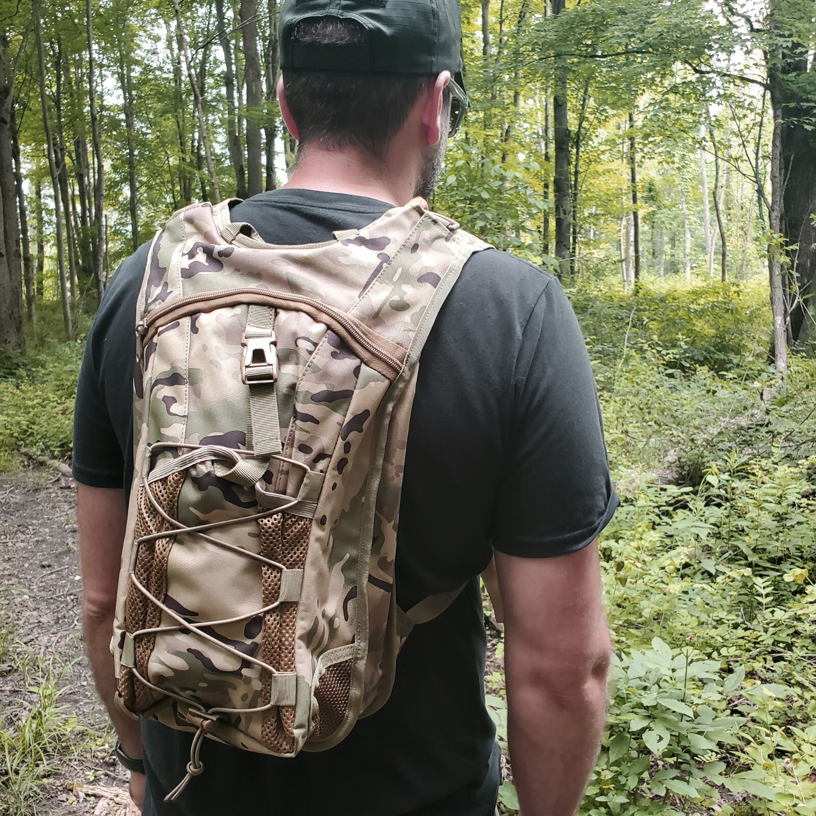 Tactical Hydration Pack with 3L Leak-Proof Water Bladder - 4 Colors Available 4