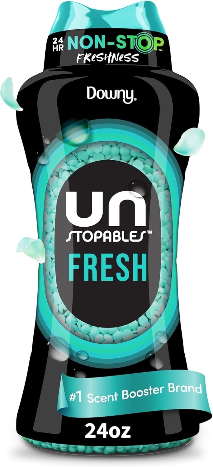 Downy Unstopables In Wash Scent Booster Beads, Fresh Scent, 24 oz Laundry Beads gallery