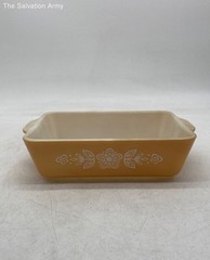 Vintage Pyrex Yellow 1.5 Quart Rectangle Shape Baking Casserole Dish