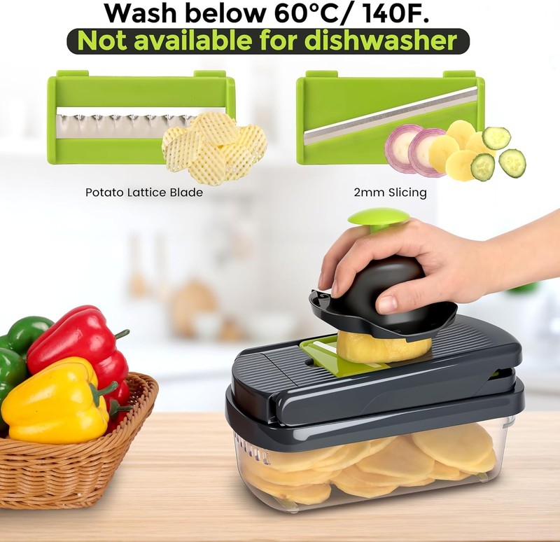 Fullstar 11-Blasde Vegetable Chopper Dicer Mandoline Food Slicer gallery