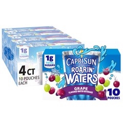 Roarin’ Waters Grape Flavored with other natural flavors Water Beverage, 40 c…