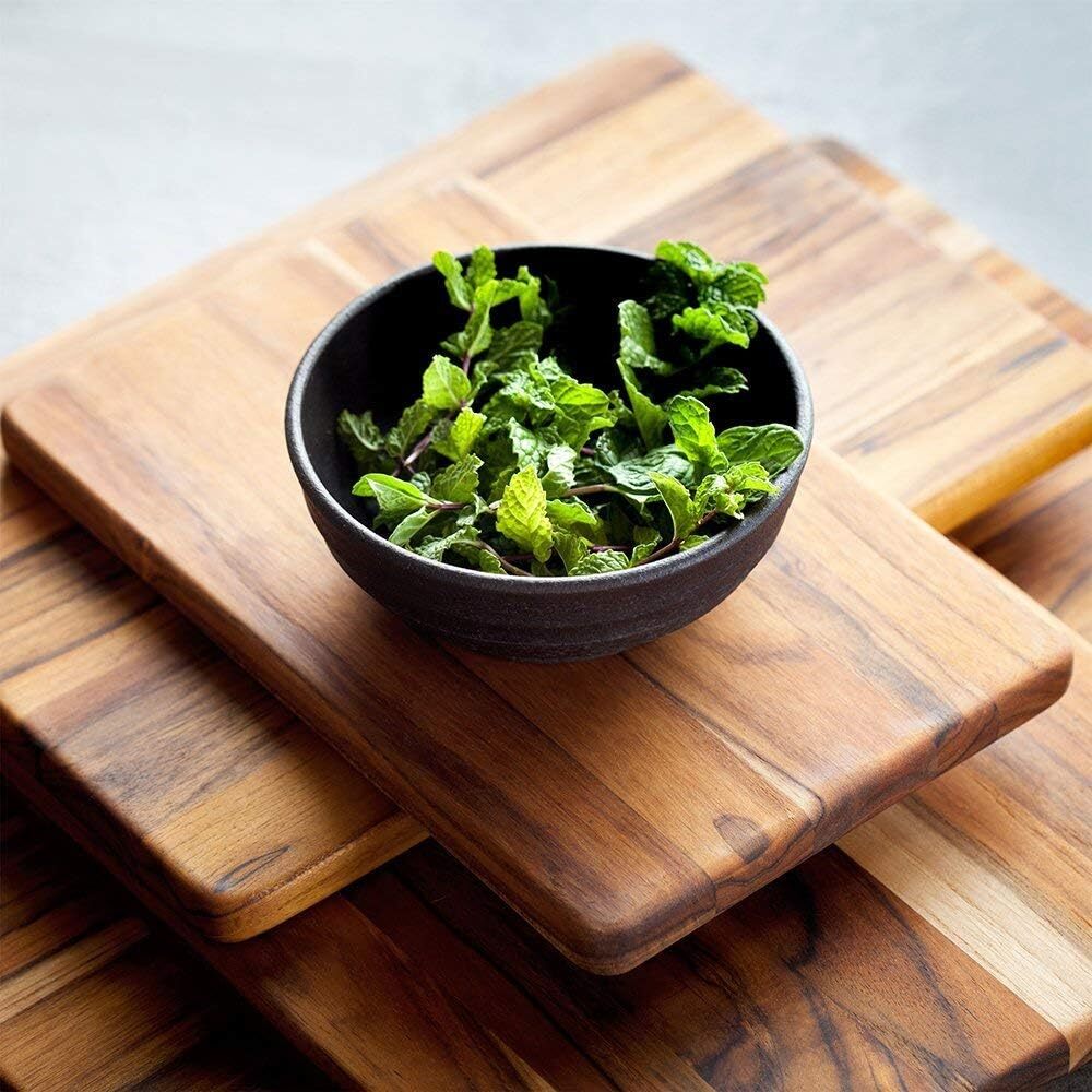Teakhaus Edge Grain Rectangle Cutting & Se rving Board - 15.75" x 11" x 0.55" gallery