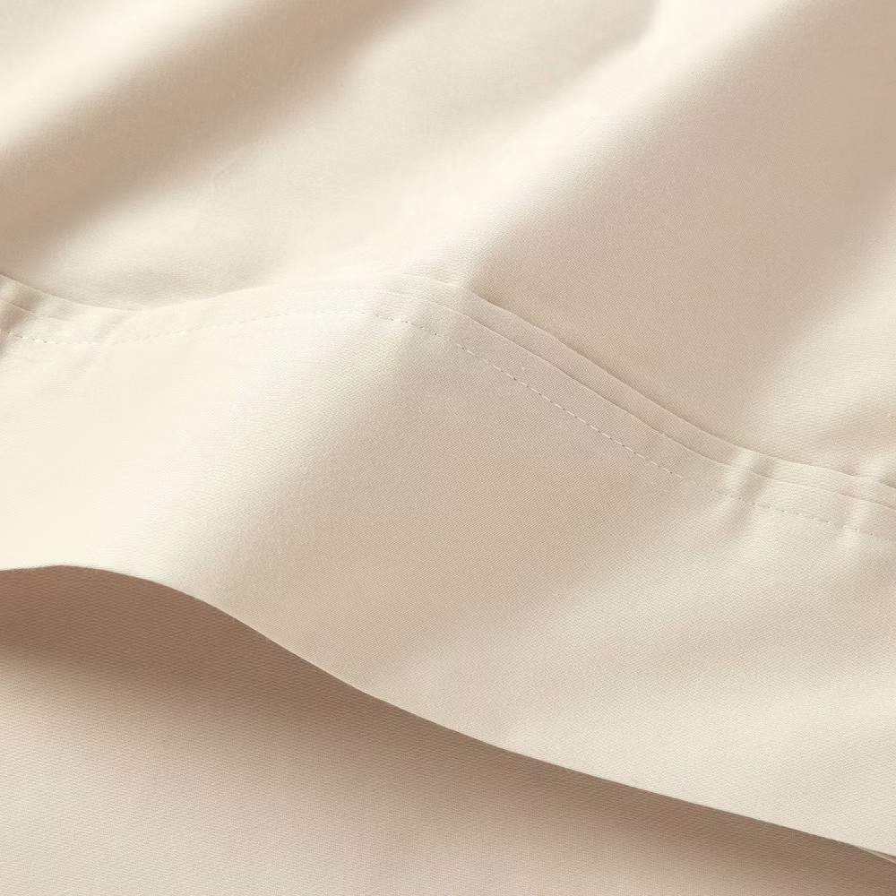 Queen Solid Performance 400 Thread Count Sheet Set True Khaki - Threshold: gallery