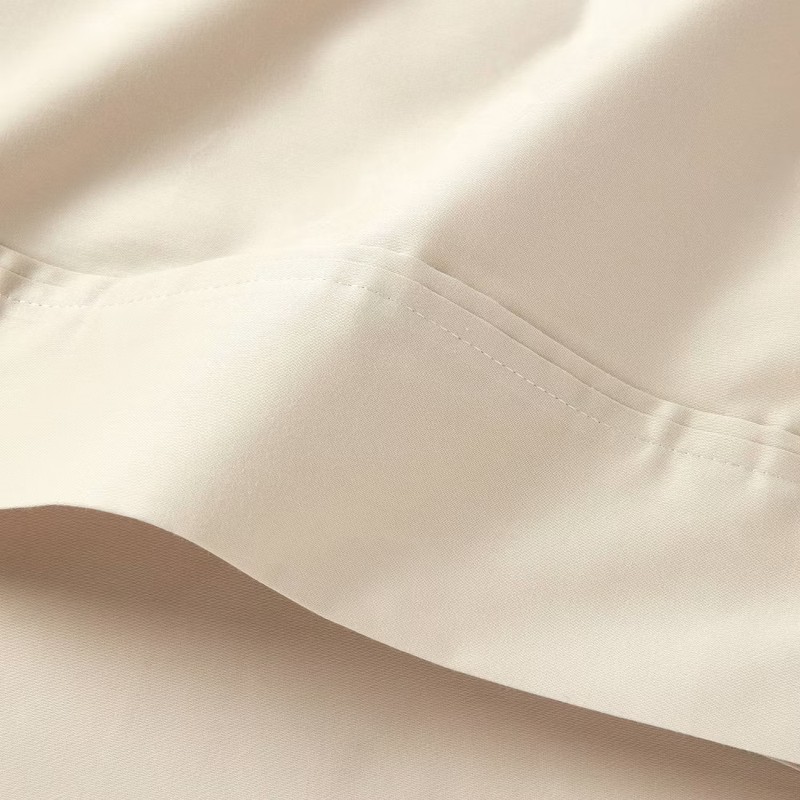 Queen Solid Performance 400 Thread Count Sheet Set True Khaki - Threshold: gallery