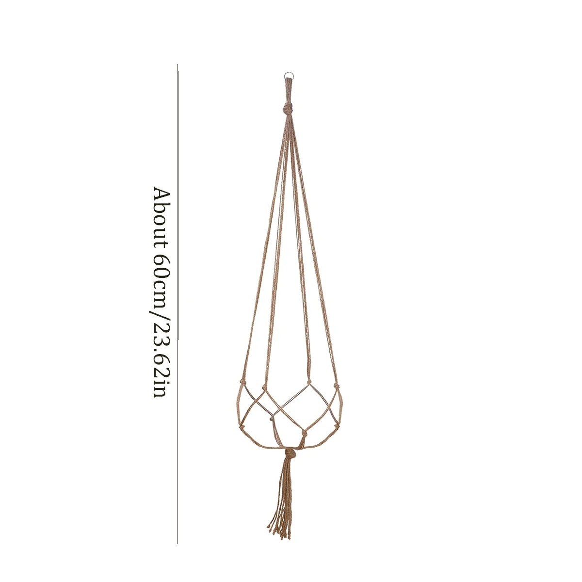 Macrame Plant Hanger Indoor Hanging Planter Basket Flower Pot Holder Cotton Rope gallery