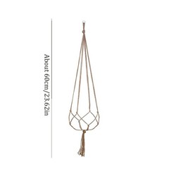 Macrame Plant Hanger Indoor Hanging Planter Basket Flower Pot Holder Cotton Rope