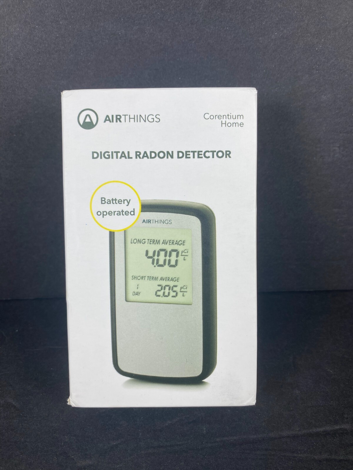 Airthings Corentium Home Radon Detector 223 Portable, Lightweight, Easy-to-Use gallery
