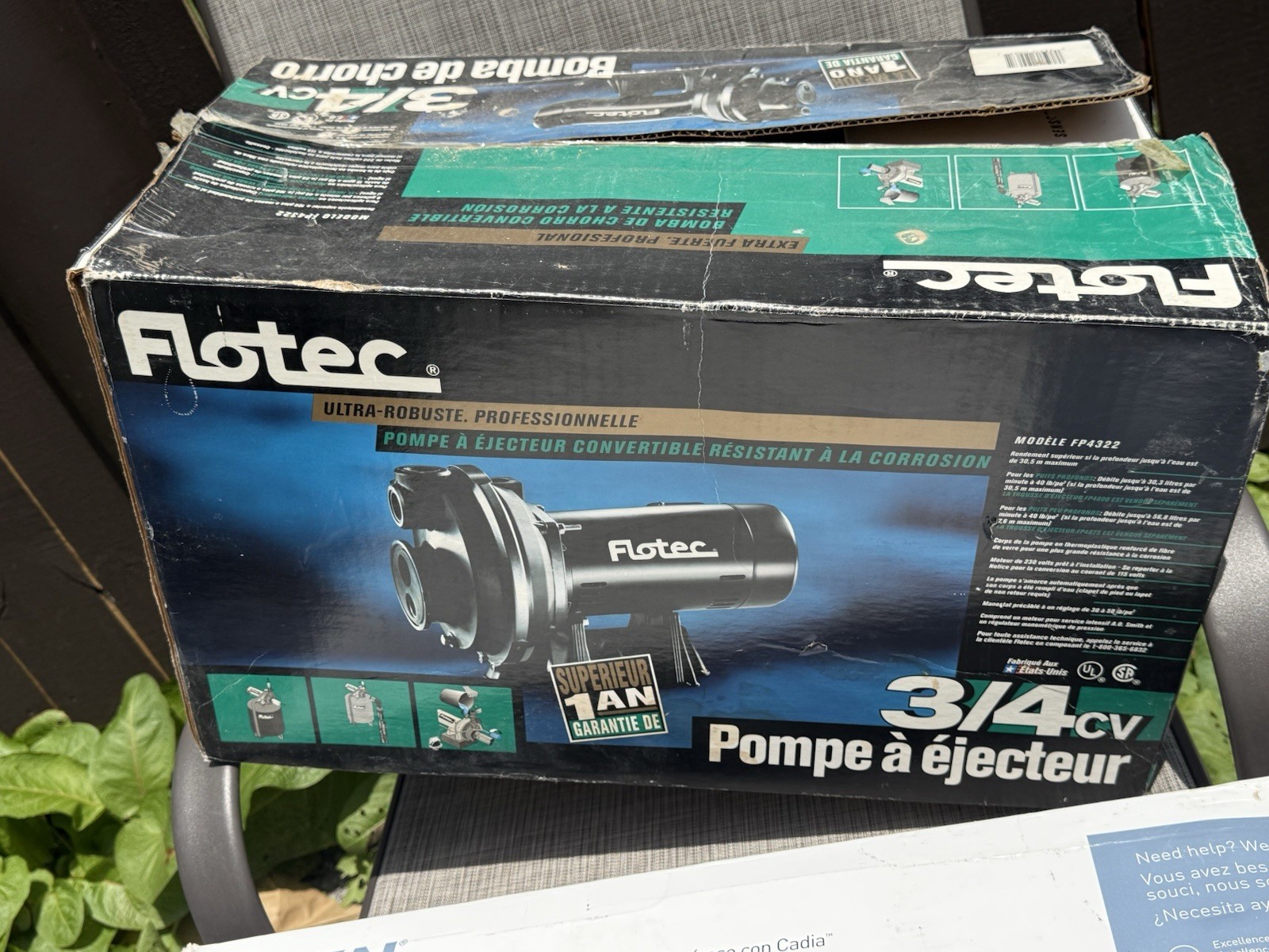 Flotec Thermoplastic Convertible Jet Pump 3/4 HP - Model# FP4322-08 - New Op Box gallery