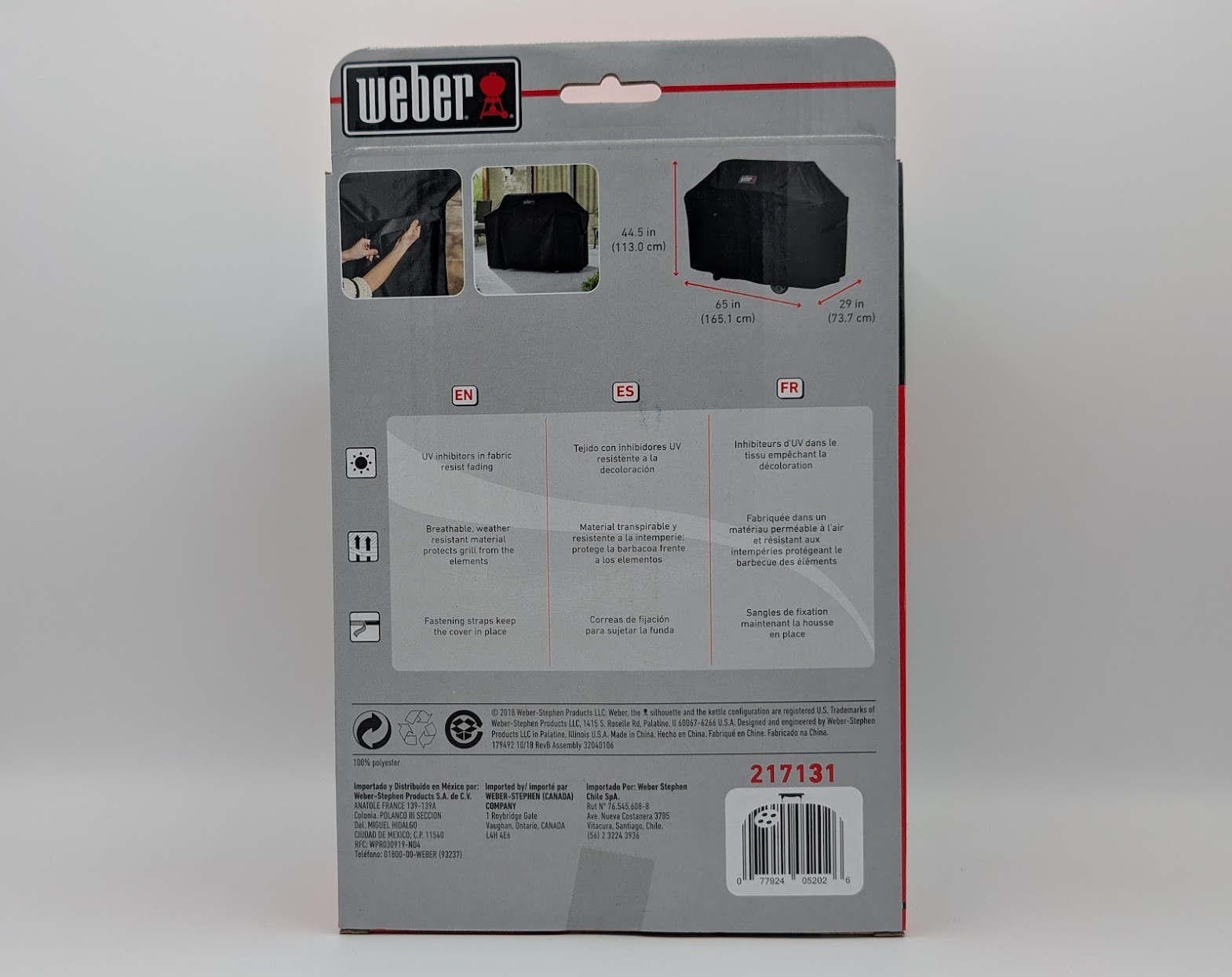 7131 Grill Cover is specifically designed for the Weber Genesis II 4 Burner gallery
