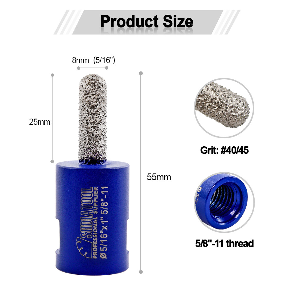5/8-11 Diamond Mortar Raking Bit Coarse Raking Brick Stone Removal How Saw 2pc gallery