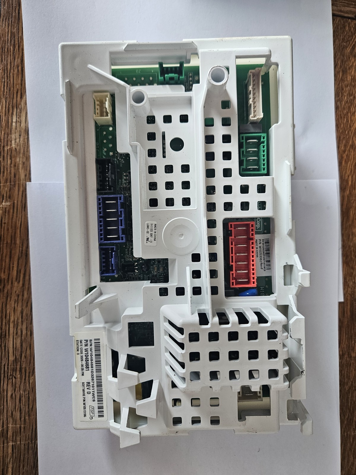 Whirlpool W10484681 Electronic Control Board Tested And Working gallery