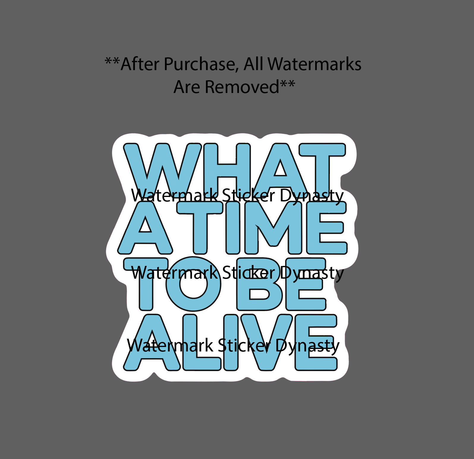 What A Time To Be Alive Sticker Waterproof Decal Quote Life Gift NEW gallery