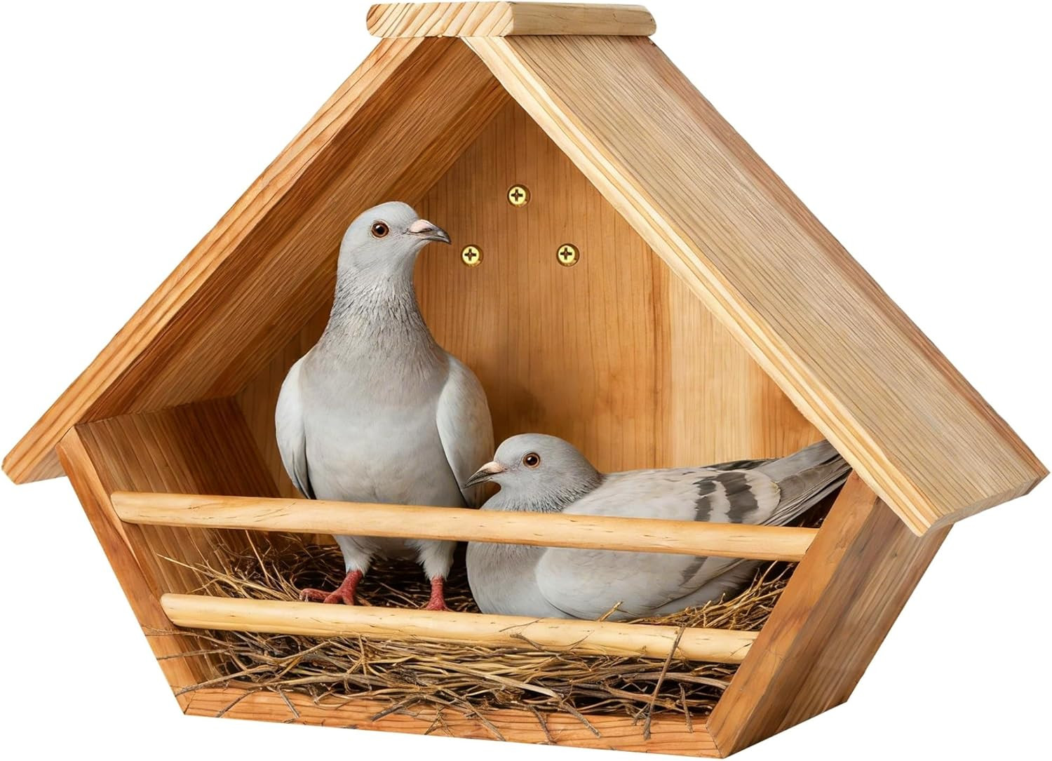 Cedar Mourning Dove Nesting Box, Wooden Dove Pigeon Bird House for Outdoors gallery
