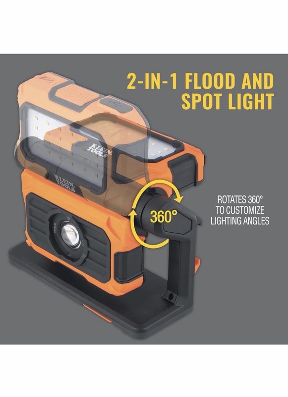 KLEIN TOOLS 56417 Rechargeable LED Work Light, 3000 Lumens, Portable Magnetic Wo gallery