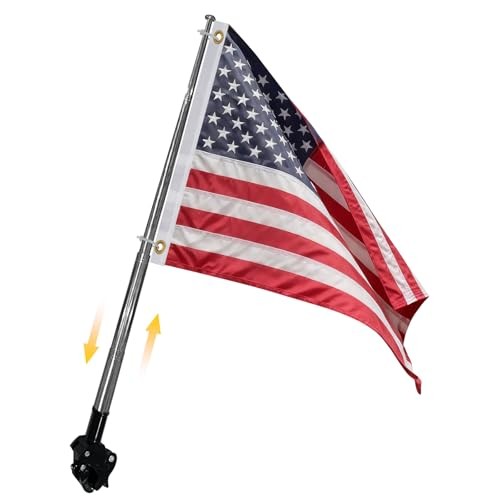 American Boat Flag Pole Kits Small American Flag with Retractable Flag Pole gallery