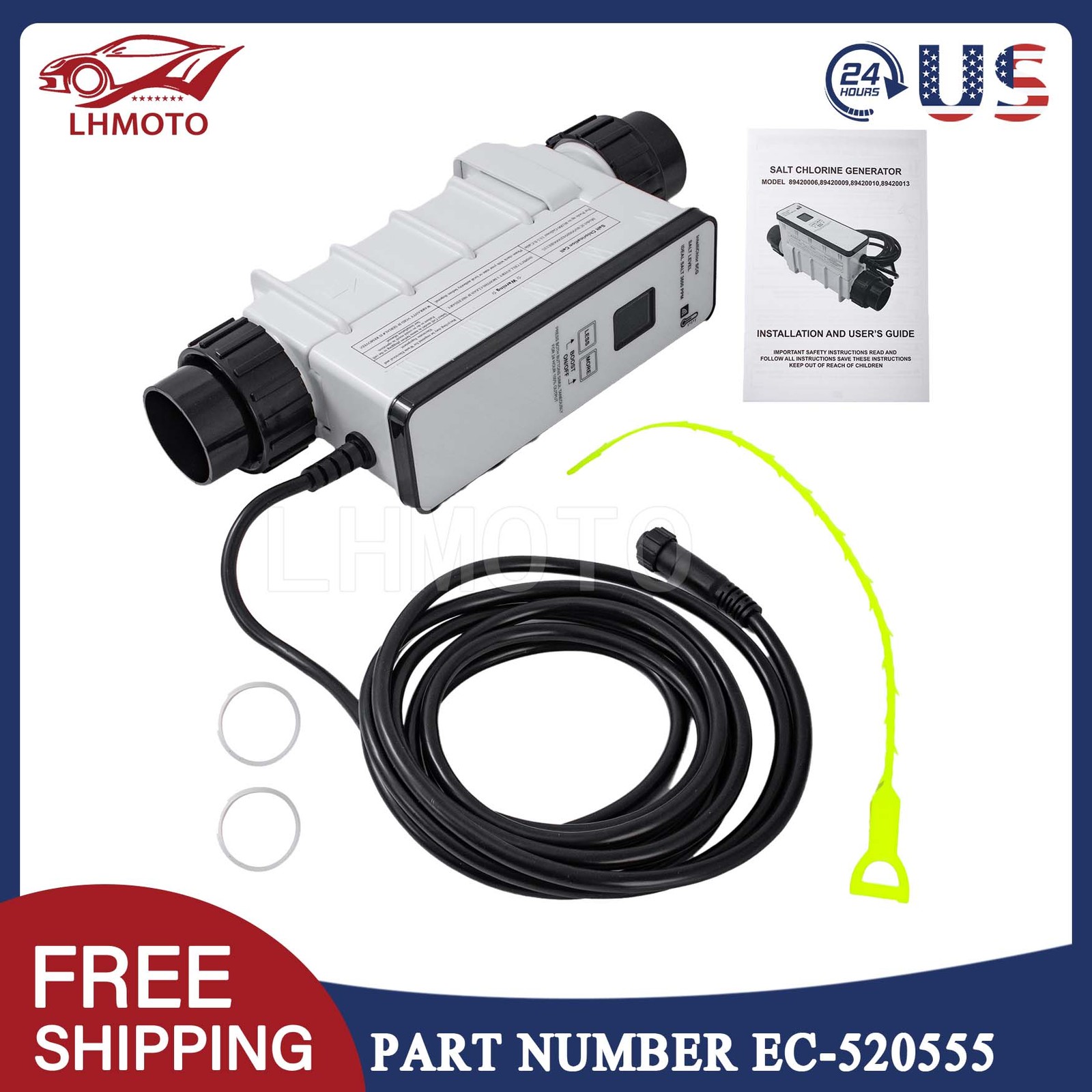 EC-520555 Salt Chlorine Generator Cell For Pentair IntelliChlor IC40 40000Gallon gallery