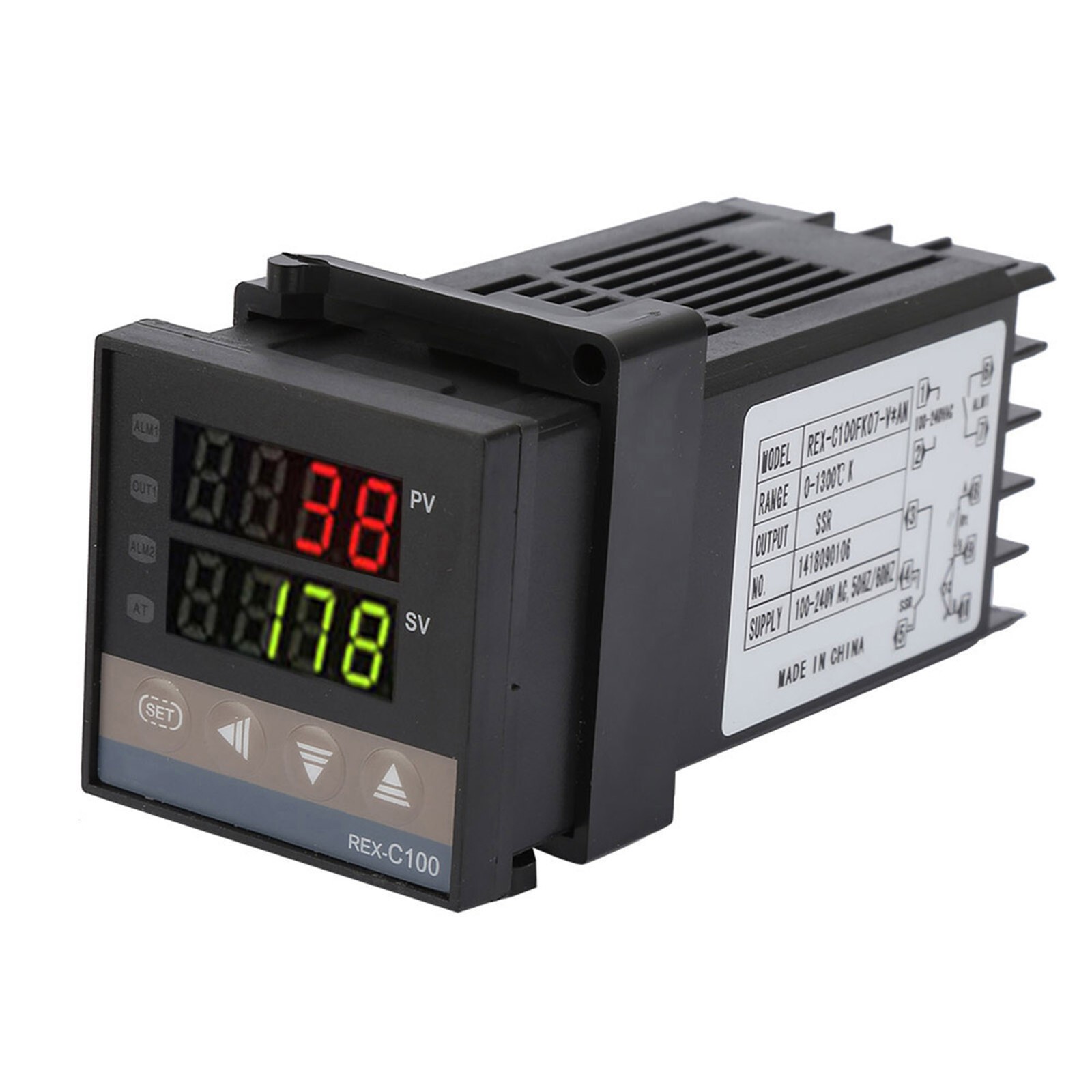 0℃~1300℃ Alarm REX C100 Digital LED PID Temperature Controller Thermostat Kit gallery