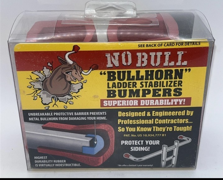 No Bull Ladder Stabilizers Bumpers 2-Pack HW-001-009 - New Protect Your Siding gallery