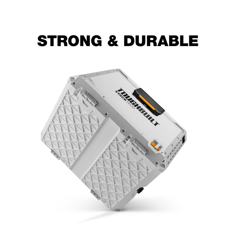 ToughBuilt StackTech XL Cooler, Stackable 38 Quart Hard Shell Ice Chest, White gallery