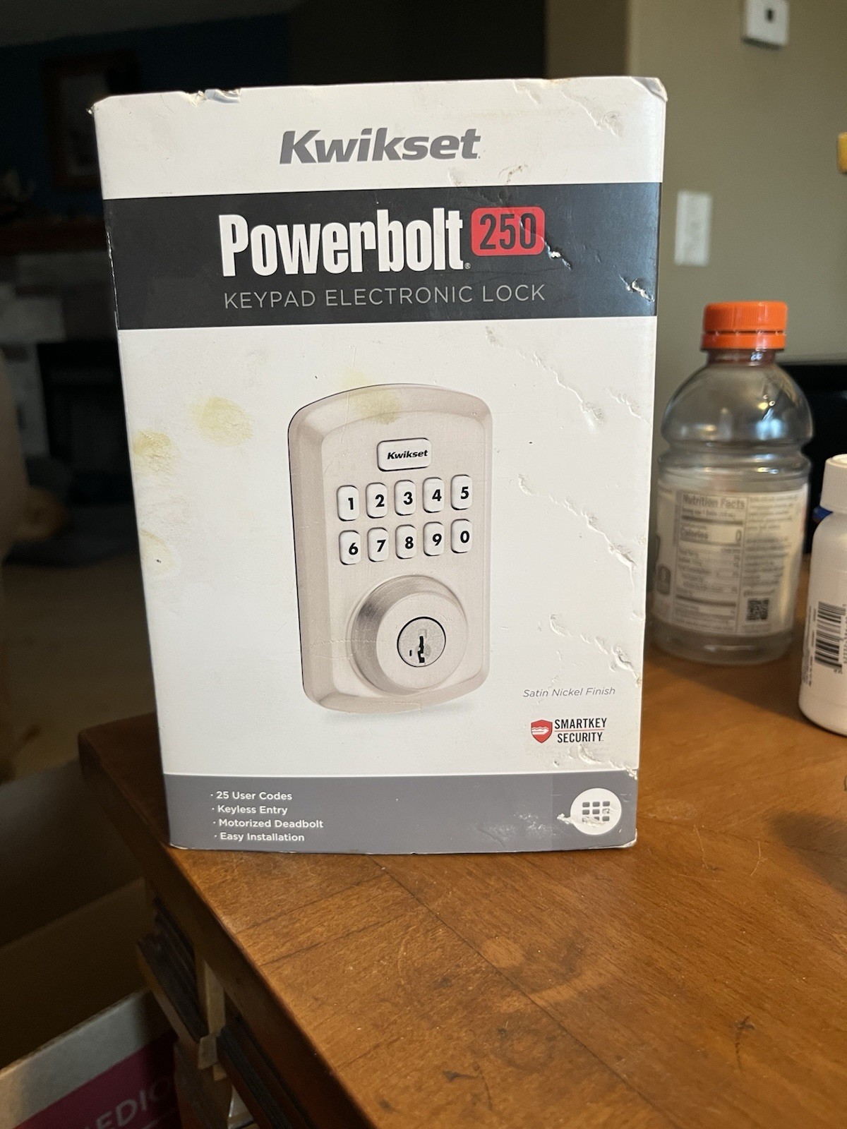 Kwikset Powerbolt 250 - Keypad Electronic Lock - Satin Nickel - PARTS ONLY gallery