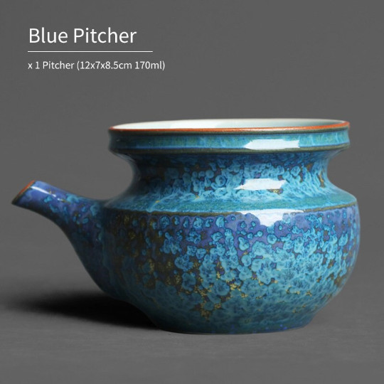 Blue Ceramic Tea Pitcher Pottery Chahai gallery