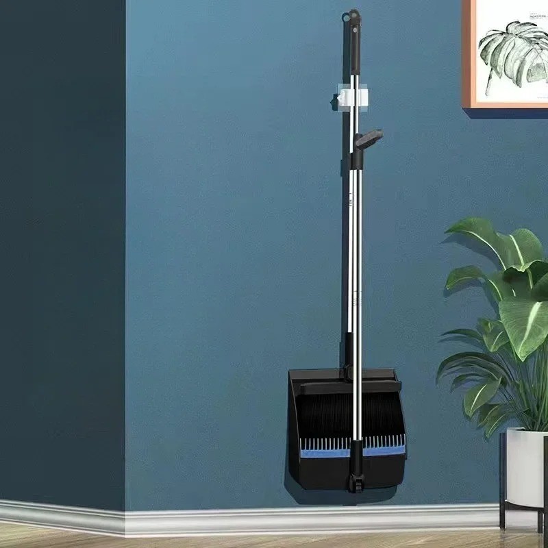 3 in 1 Broom and Dustpan Set, Long Handle Floor Brush for Home Office Dorm gallery