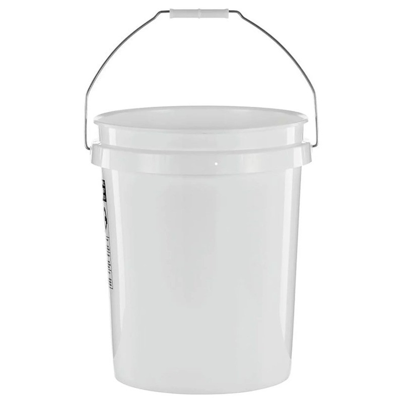 (2 pack) United Solutions 5 Gallon Round Utility Bucket, Comfort Handle, Plastic gallery