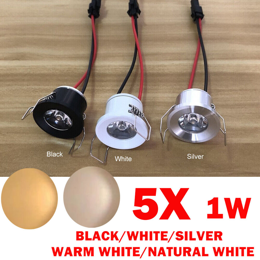 5Pcs AC 85V-265V Recessed Led Ceiling Down Light Lamps Spotlight & Driver HOT