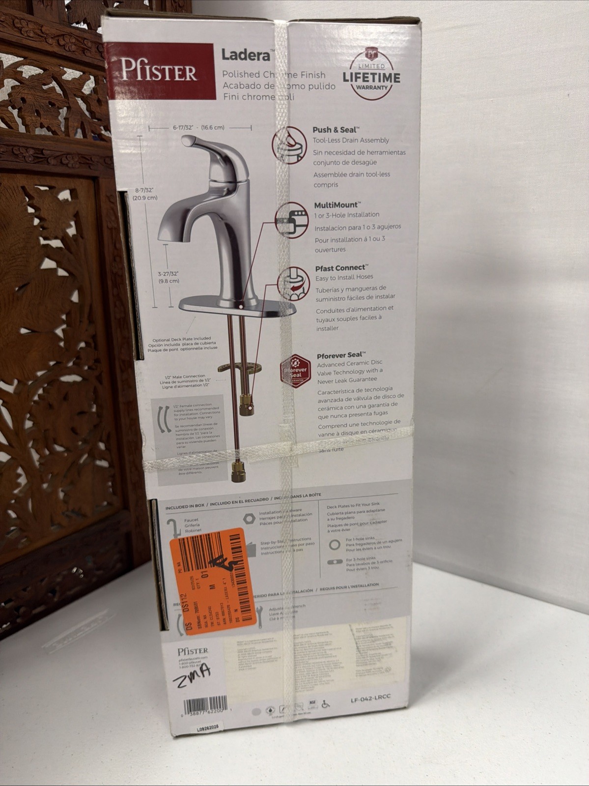 Pfister Ladera Single Hole Single-Handle Bathroom Faucet Polished Chrome gallery