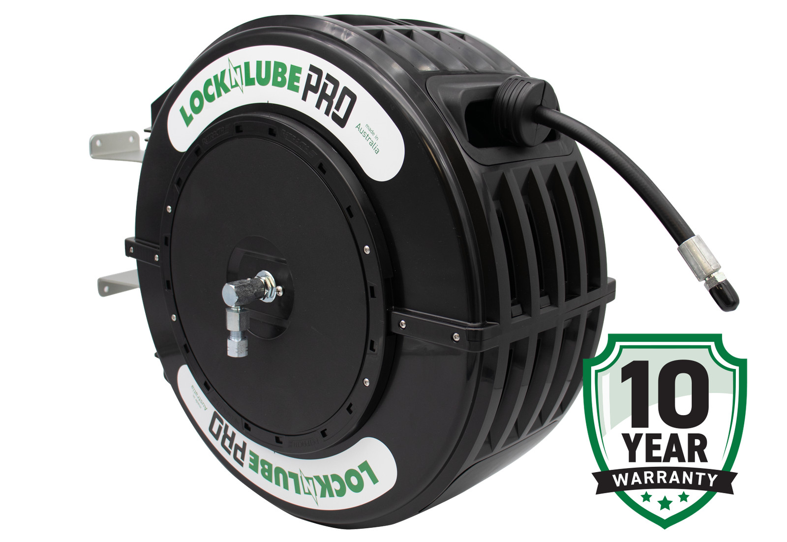 LockNLube PRO Retractable Grease Hose Reel gallery
