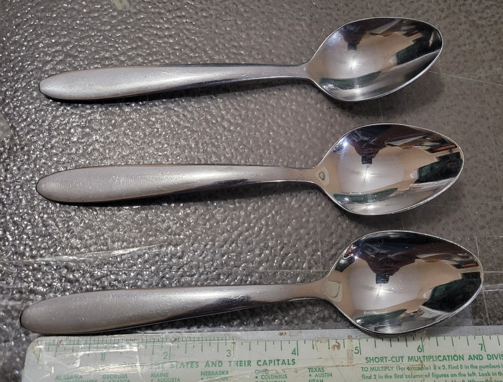 Oneida Flatware Jennifer, 18/0 Stainless, Mooncrest Trista Luann 3 TableSpoons gallery