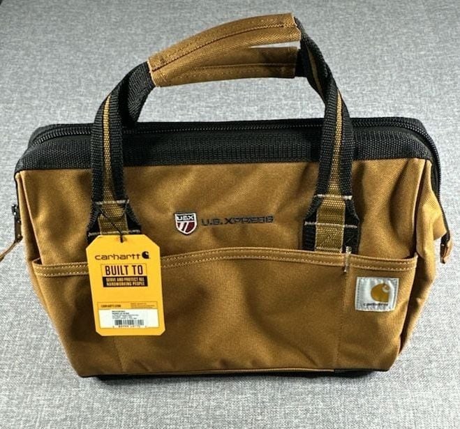 Carhartt Foundry Series 14" Tool Bag with U.S. Xpress Logo gallery