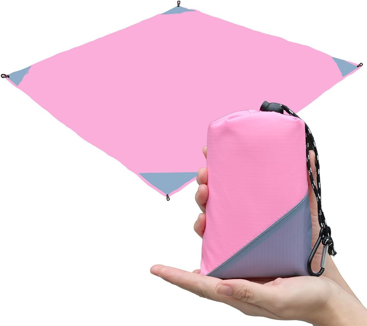 Pocket Picnic Blanket, Beach Mat Waterproof Sandproof, Compact Lightweight Small gallery