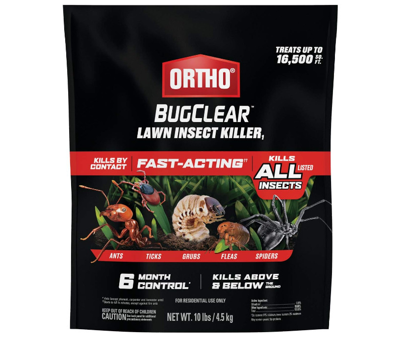 Ortho BugClear Lawn Insect Killer Kills By Contact Fast-Acting Most Insects 10lb gallery