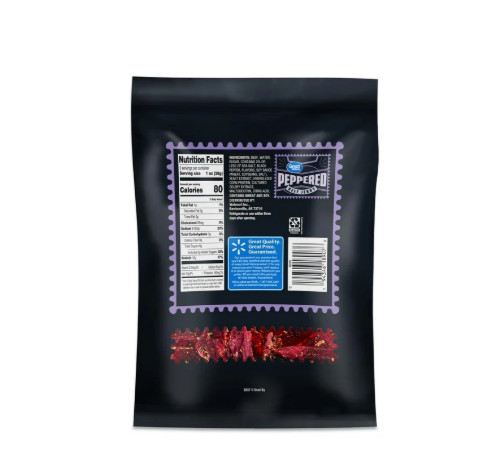 Great Value Peppered Beef Jerky, 5 Oz... gallery