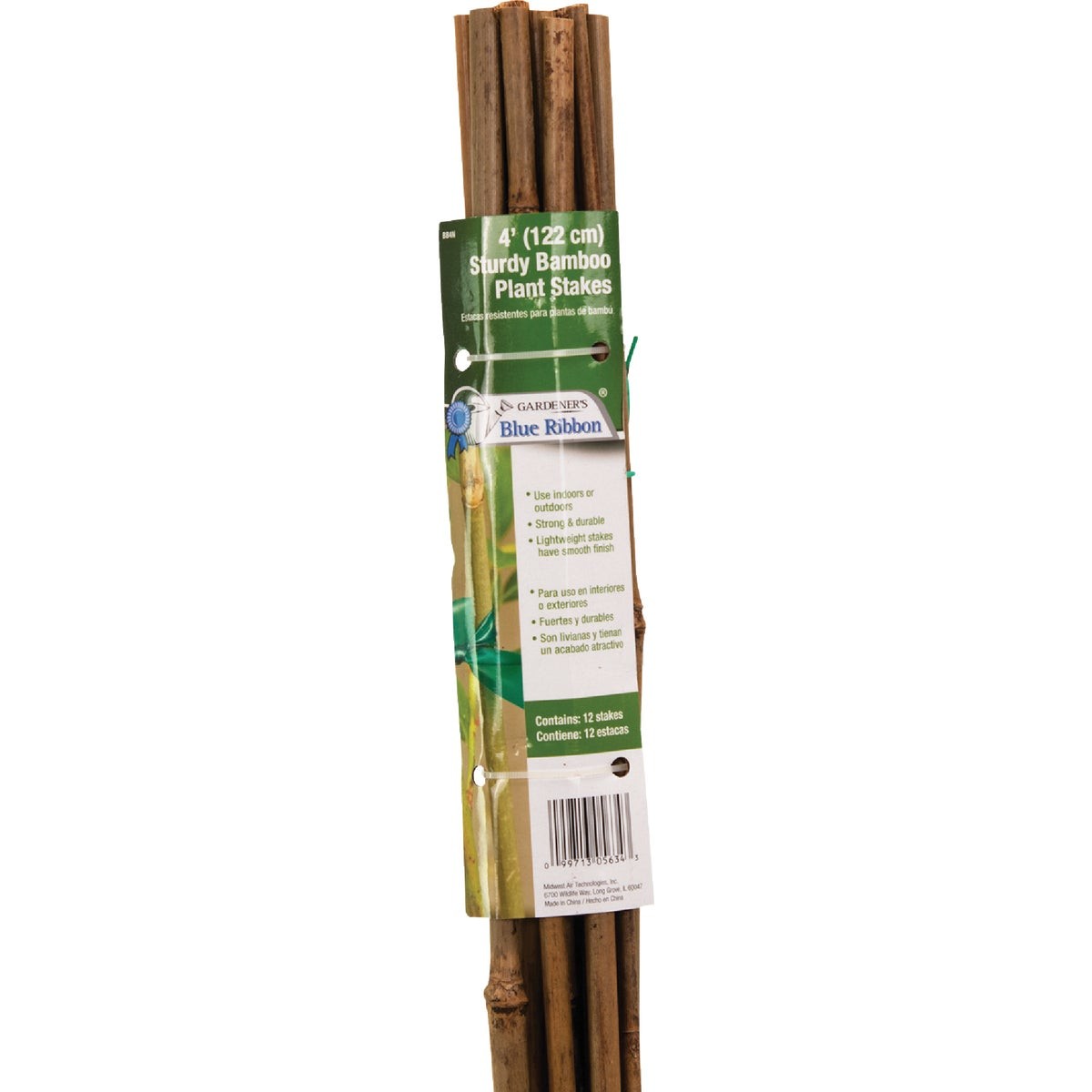 Gardener's Blue Ribbon 4 Ft. Bamboo Plant Stake (12-Pack) BB4N Gardener's Blue gallery