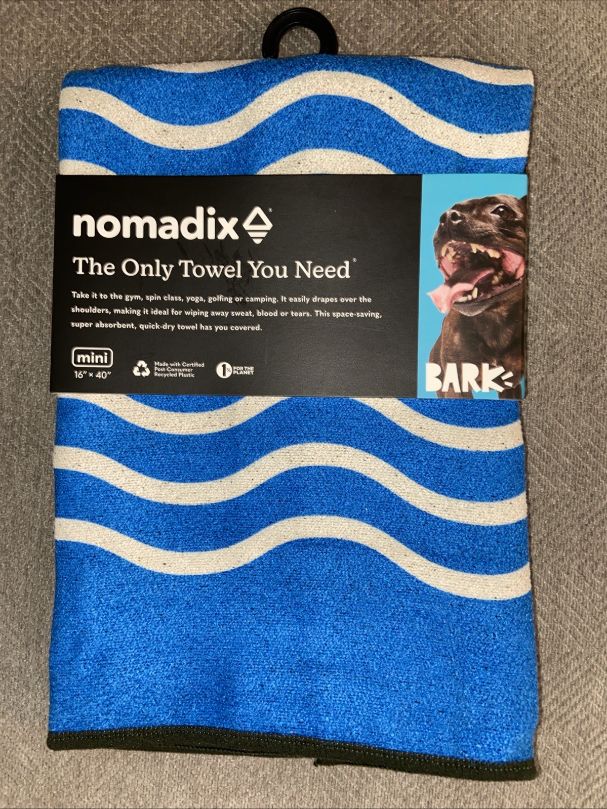 NOMADIX BARK Mini Towel - 16”x40” For Beach, Pool, Travel, Camping, Yoga gallery