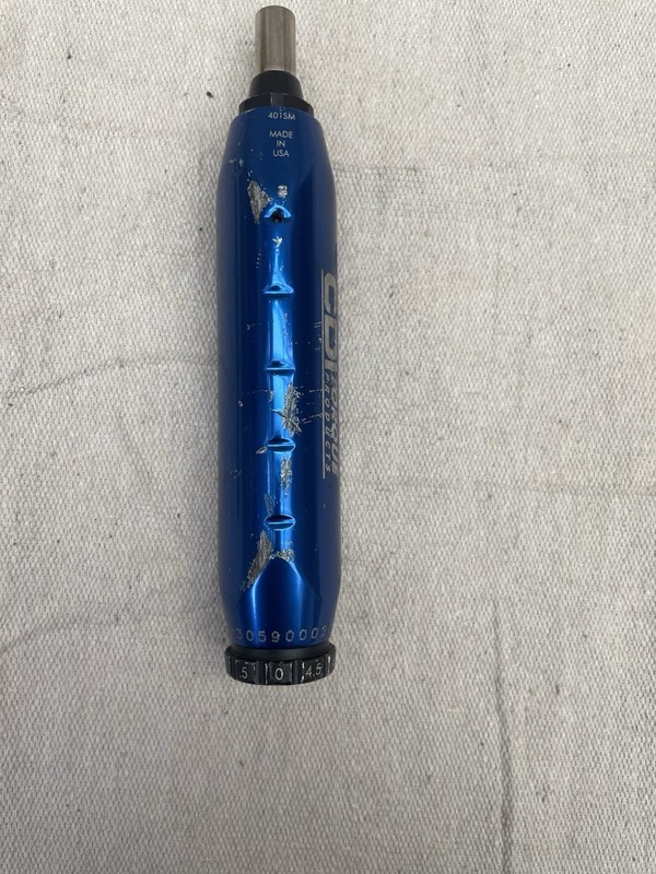 CDI MICRO ADJUSTABLE SCREWDRIVER 401SM RANGE 5-40 INCH POUNDS 1/4 INCH gallery
