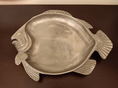 Cambridge Colonial Silver Fish Tray Platter Dish 15 Inches